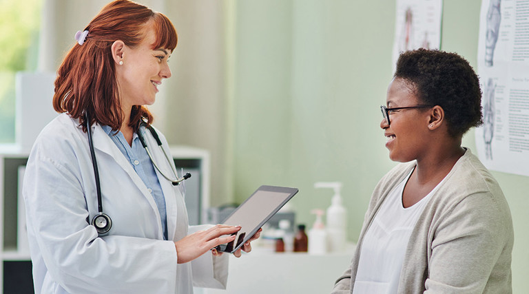 patient attends doctors appointment