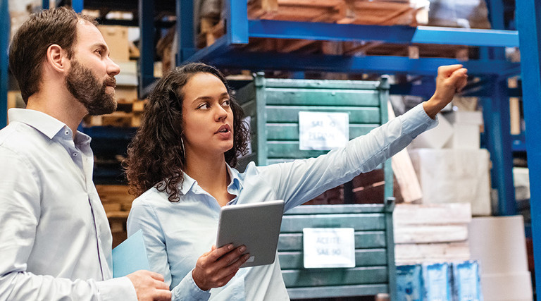 Team handling supply chain management